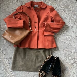 Marks & Spencer Orange Textured Jacket